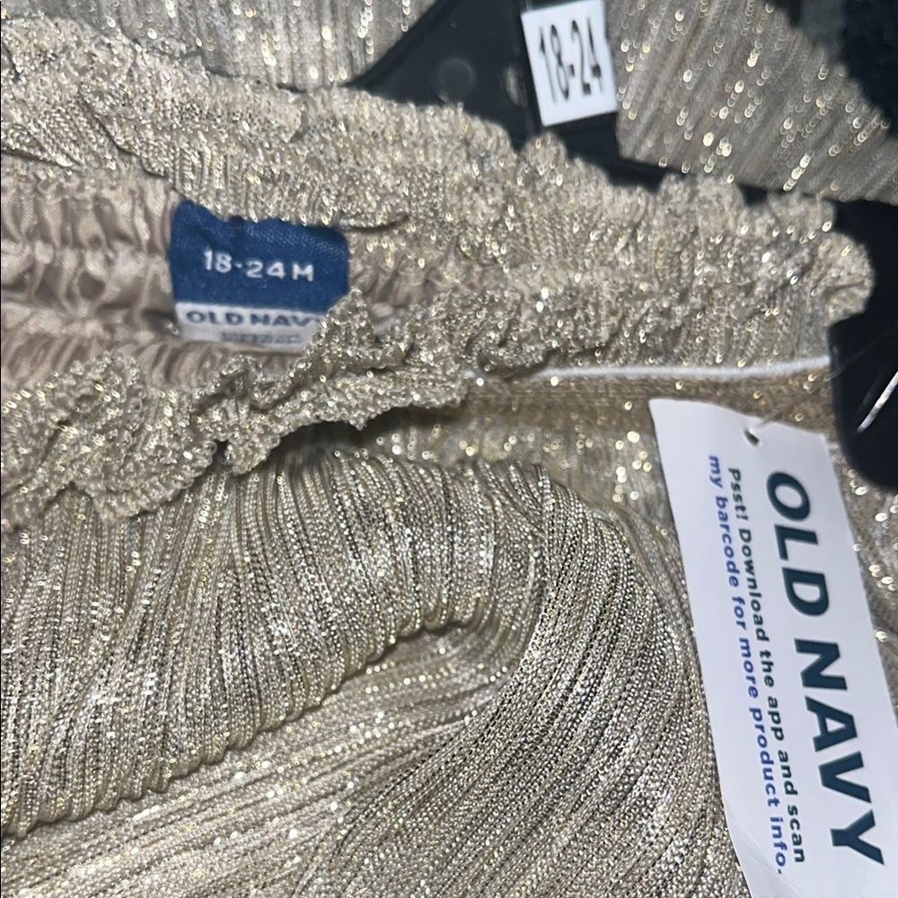 Old Navy Gold Skirt 18-24m - Picture 4 of 4